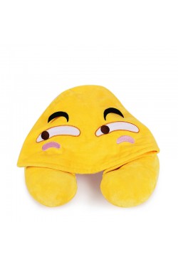 Simple Funny Face Travel Neck Pillow