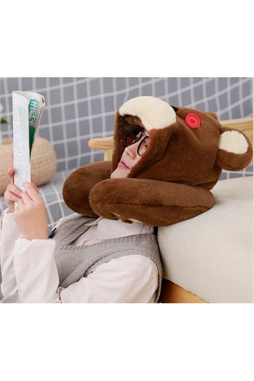 Annie's Bear Kigurumi Travel Neck Pillow