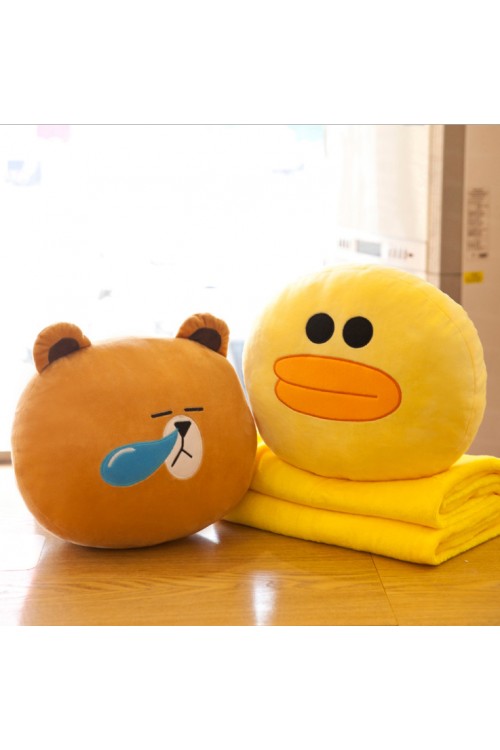 Line Town Kawaii Cute Multifunction Pillow