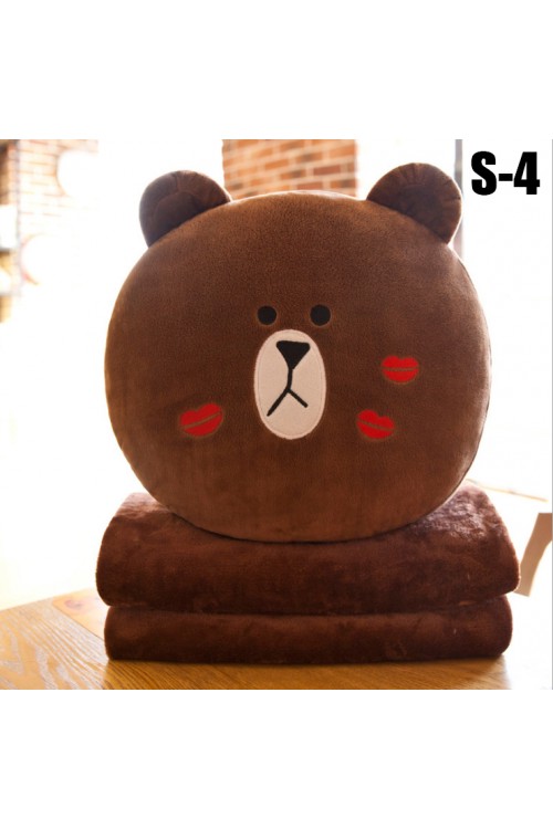 Line Town Kawaii Cute Multifunction Pillow