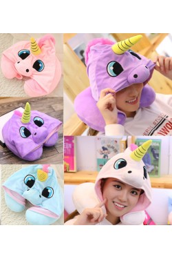 Unicorn Kigurumi Travel Neck Pillow