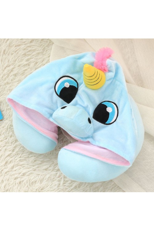 Unicorn Kigurumi Travel Neck Pillow