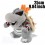 Gray King Koopa Bowser Plush Doll(25cm) 