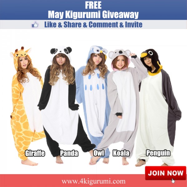 Free May Kigurumi Giveaway