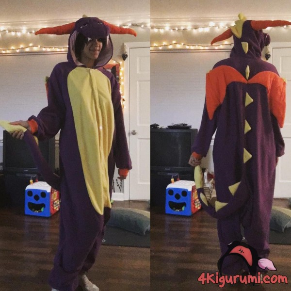 Spyro Kigurumi Onesie Reviewed by Knell Leera