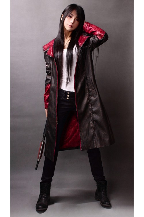 New DMC Devil May Cry 5 Jacket Dante Cosplay Costume Coat Men's Shirt  Halloween Costume