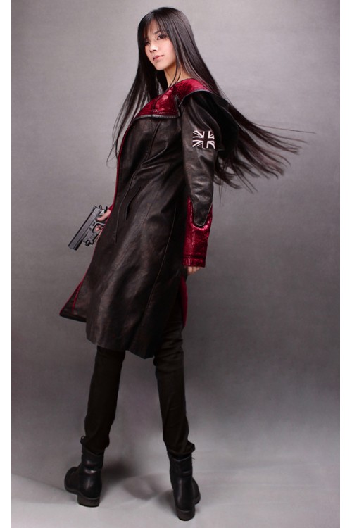 Devil May Cry Dante Cosplay Leather Windbreaker 