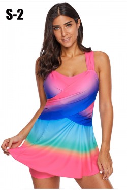Progressive Rainbow Color Swimwear Bathing Suit
