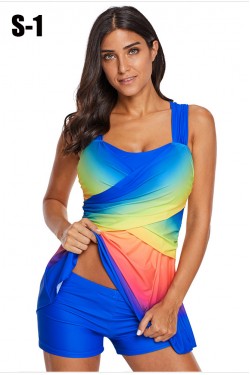 Progressive Rainbow Color Swimwear Bathing Suit