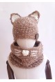 Cat Kids Cartoon knit Winter Hat