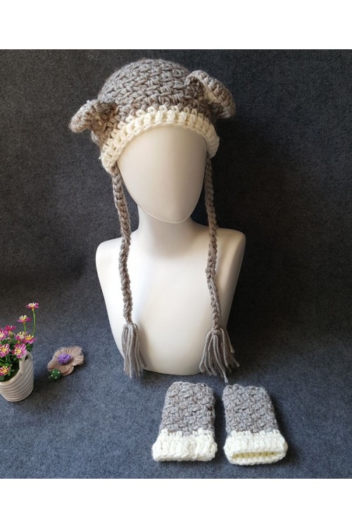 Fashion Bear Girl Winter Hat