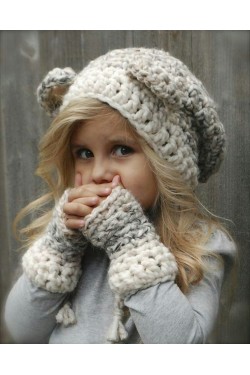 Fashion Bear Girl Winter Hat