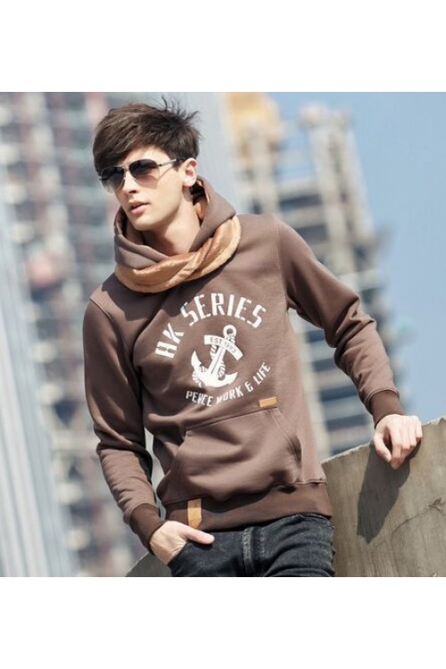 Scarf Style Cool Man Fashion Hoodie