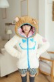 Smiling Faces Bear Fashion Girl Hoodie