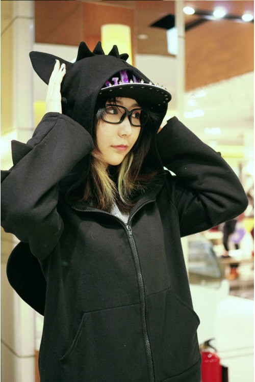 Toothless The Dragon Fashion Kigurumi Hoodie