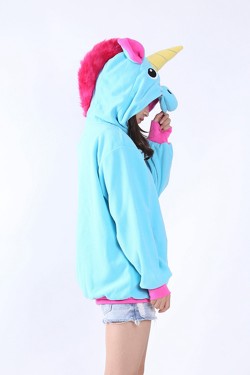 Blue Unicorn Kigurumi Hoodie