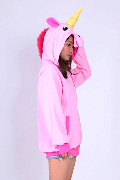 Pink Unicorn Kigurumi Hoodie