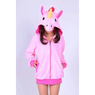 Pink Unicorn Kigurumi Hoodie