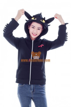 Toothless The Dragon 2016 Kigurumi Hoodie