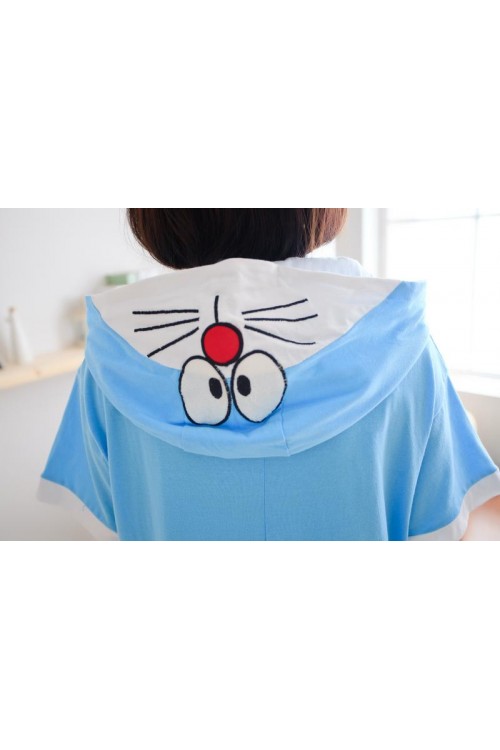 Doraemon Kigurumi Short Sleeve Pajamas