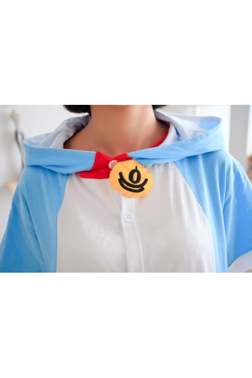 Doraemon Kigurumi Short Sleeve Pajamas