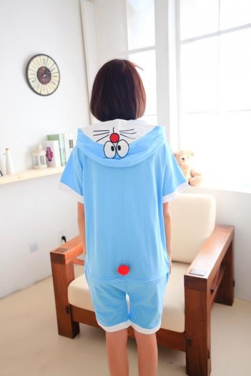 Doraemon Kigurumi Short Sleeve Pajamas