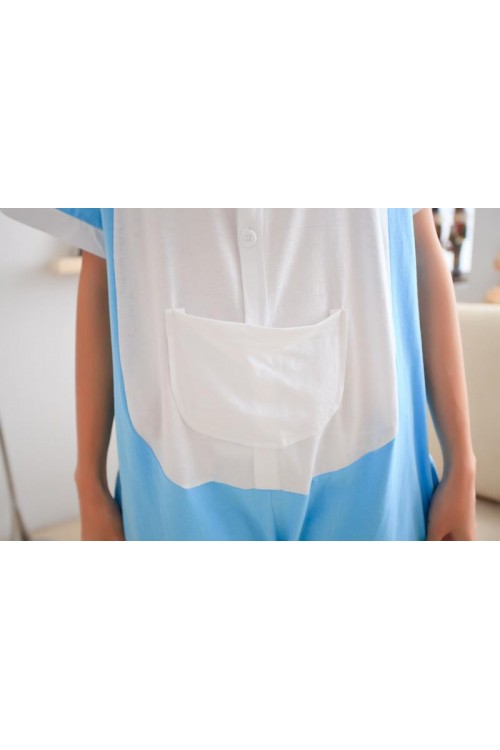 Doraemon Kigurumi Short Sleeve Pajamas