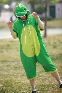 Green Dragon Onesie Party Pajamas