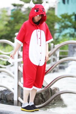 Red Evil Onesie Party Pajamas