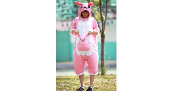 Pink Kangaroo Kigurumi Party Onesies | Pyjama-Sets