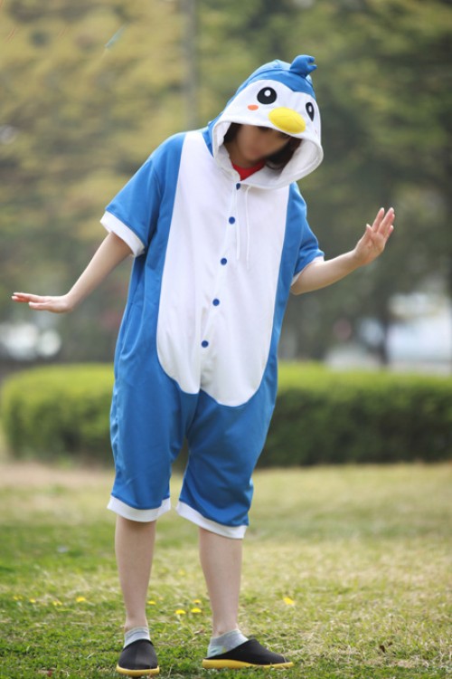 Blue Penguin Onesie Party Costumes