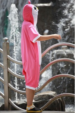 Pink Penguin Onesie Party Costumes