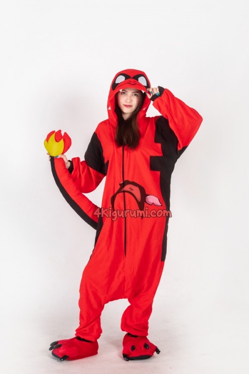 CharmanderPool Kigurumi Cosplay Character Onesies