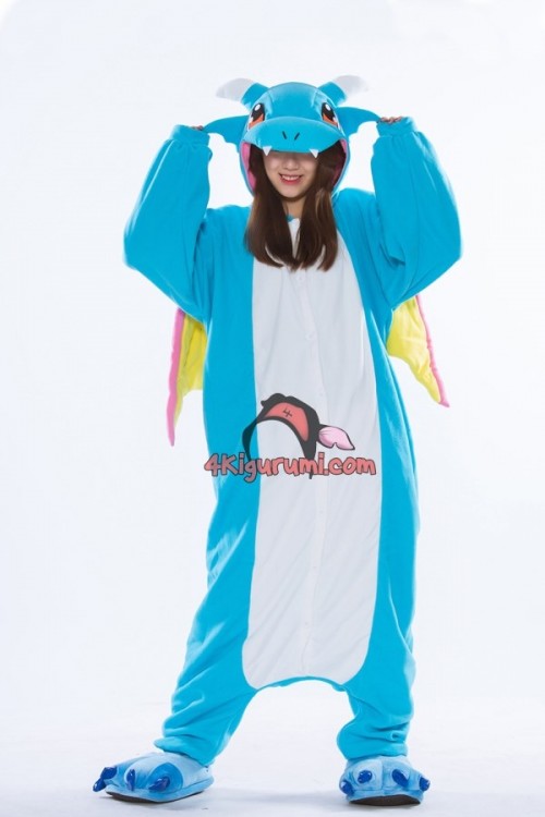 Blue Dragon kigurumi Halloween Onesies