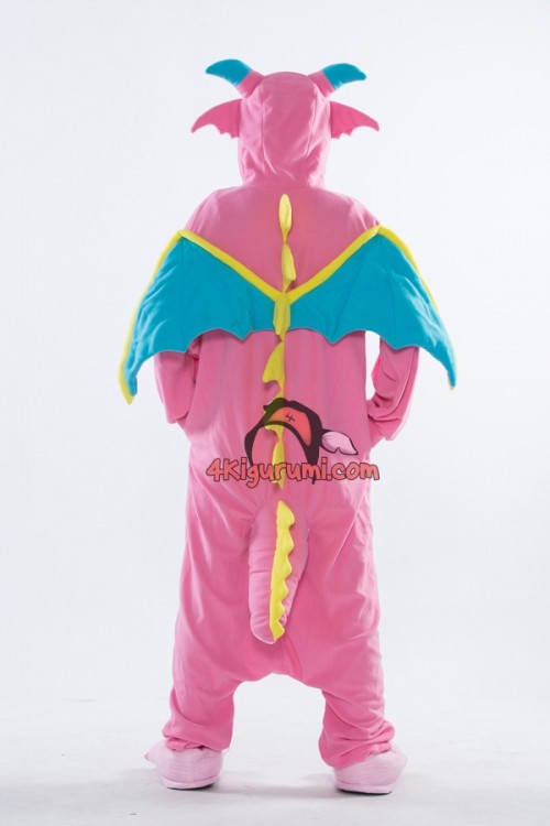 Pink Dragon kigurumi Halloween Onesies