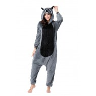 Flannel Racoon Kigurumi Onesies