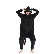 Flannel Toothless The Dragon Kigurumi Onesie