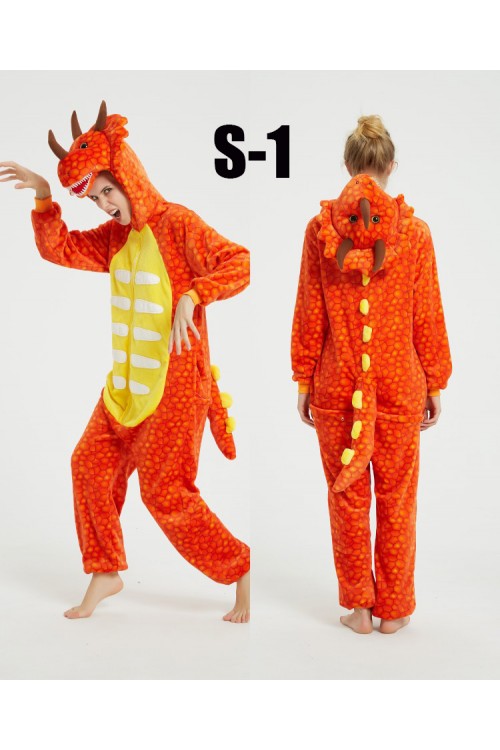 Triceratops Kigurumi Cretaceous Period Onesies