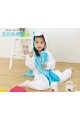 Flannel Blue Unicorn Kigurumi Kids Onesies