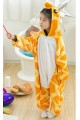 Flannel Giraffe Kigurumi Kids Onesies