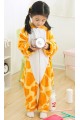 Flannel Giraffe Kigurumi Kids Onesies