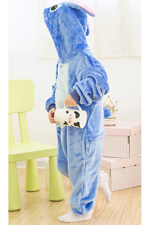 Flannel Stitch Kigurumi Kids Onesies