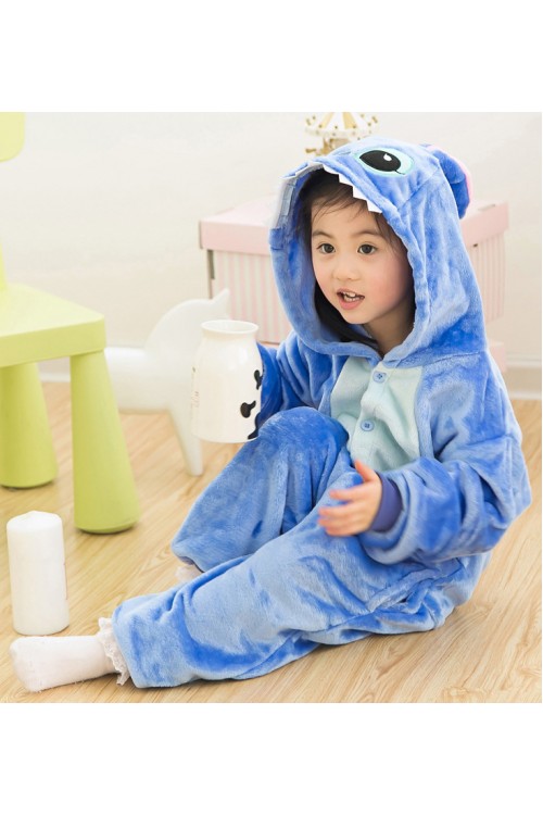 Flannel Stitch Kigurumi Kids Onesies