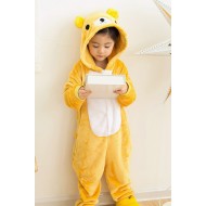 Flannel Rilakkuma Kigurumi Kids Bear Onesies