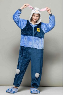 Flannel Judy Hopps Kigurumi Onesie