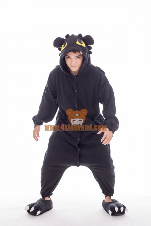 Toothless The Dragon Onesie Kigurumi Costume