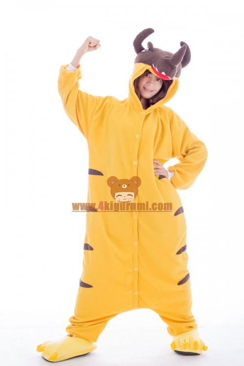 Greymon Kigurumi Digimon Costume