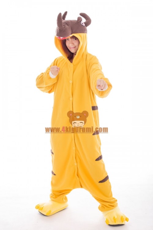 Greymon Kigurumi Digimon Costume