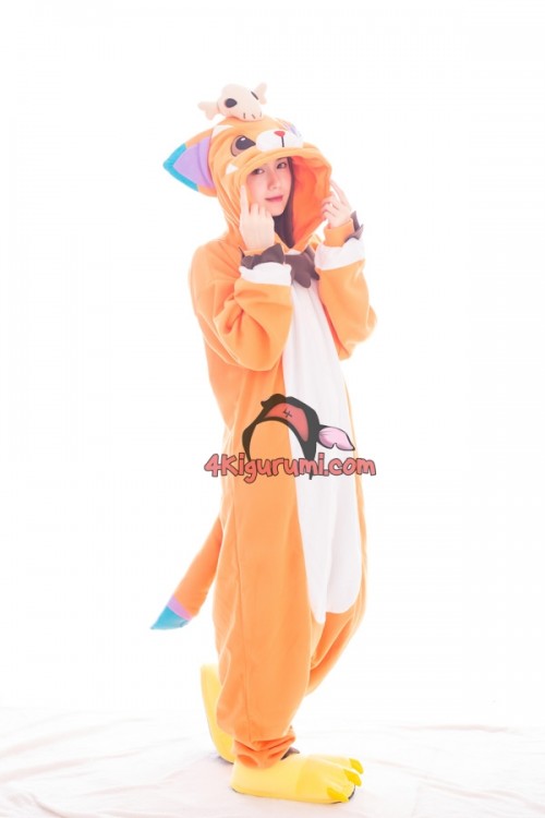 League of Legends Gnar The Missing Link Kigurumi LOL Onesies