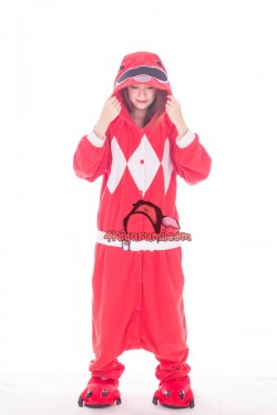 Red Ranger Kigurumi Power Rangers Onesies